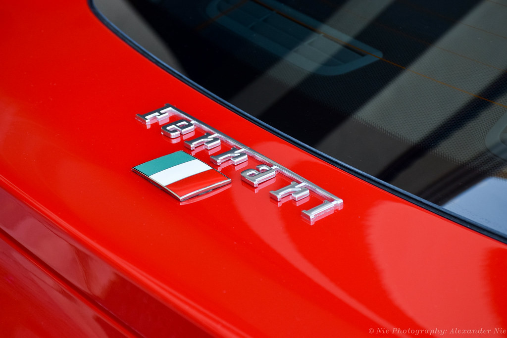 Ferrari car badge
